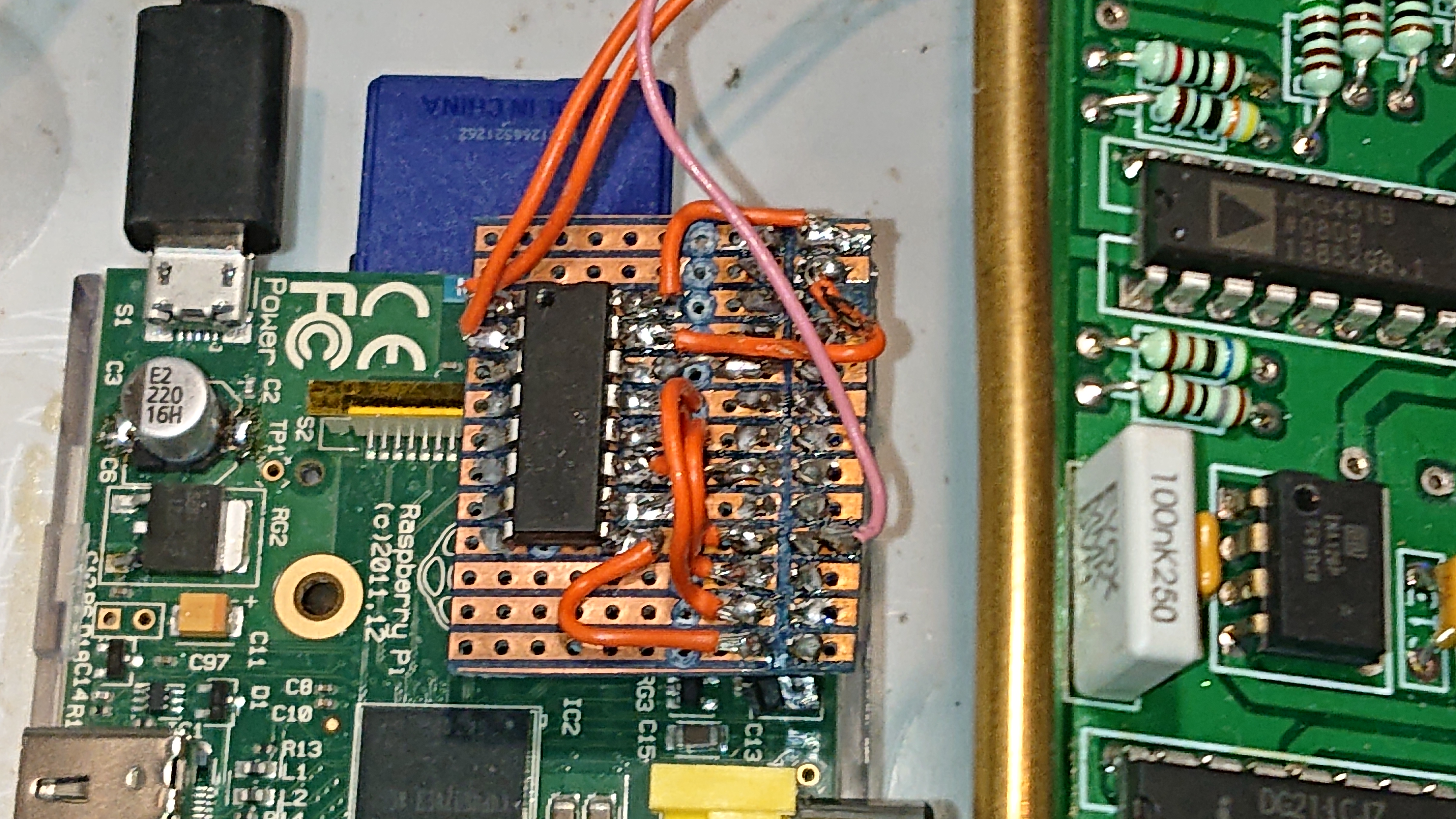 Raspberry Pi with ADC